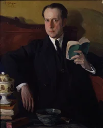 Porträt von Mstislav Dobuzhinsky, 1922